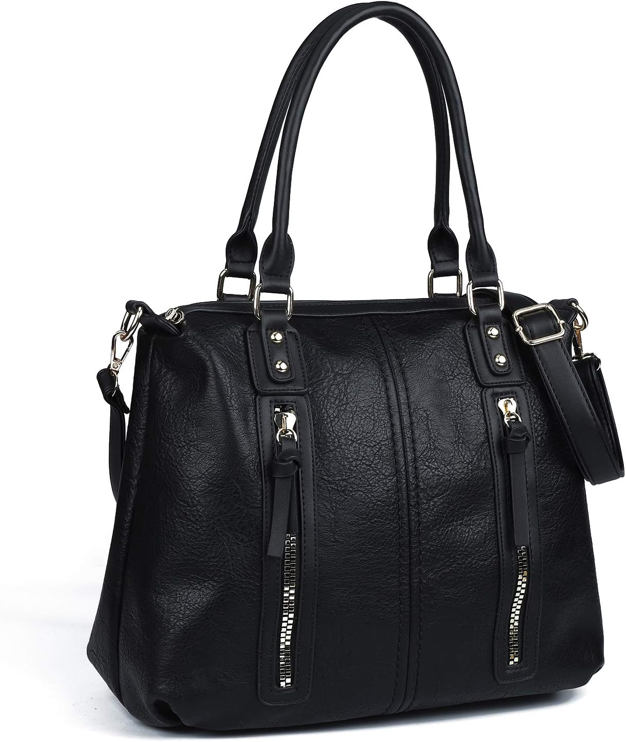 Gladdon Hobo Bags for Women Large Capacity Top Handle Bags with Multi Pocket Tote Shoulder Handbags Faux Leather Crossbody Bag for Work School Travel