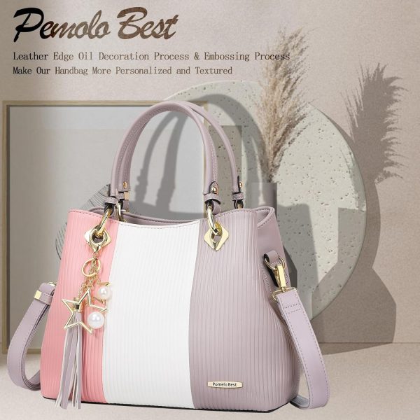Pomelo Best Handbags for Ladies with Multiple Interior Pockets and Pretty Colour Combination - Image 4