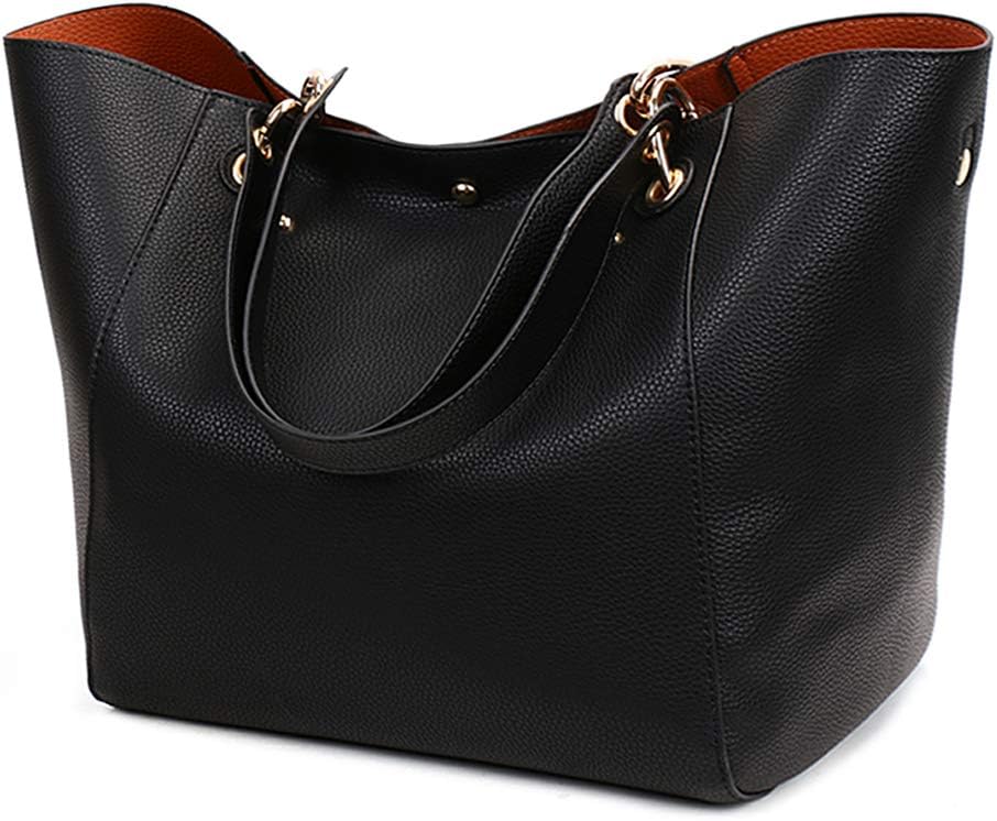 Pahajim Handbags for Women Large Tote Bag PU Leather Waterproof Handbags Shoulder Bag Womens Top Handle Bag for Work Shopping Bag