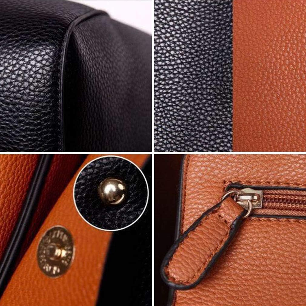 Pahajim Handbags for Women Large Tote Bag PU Leather Waterproof Handbags Shoulder Bag Womens Top Handle Bag for Work Shopping Bag - Image 4