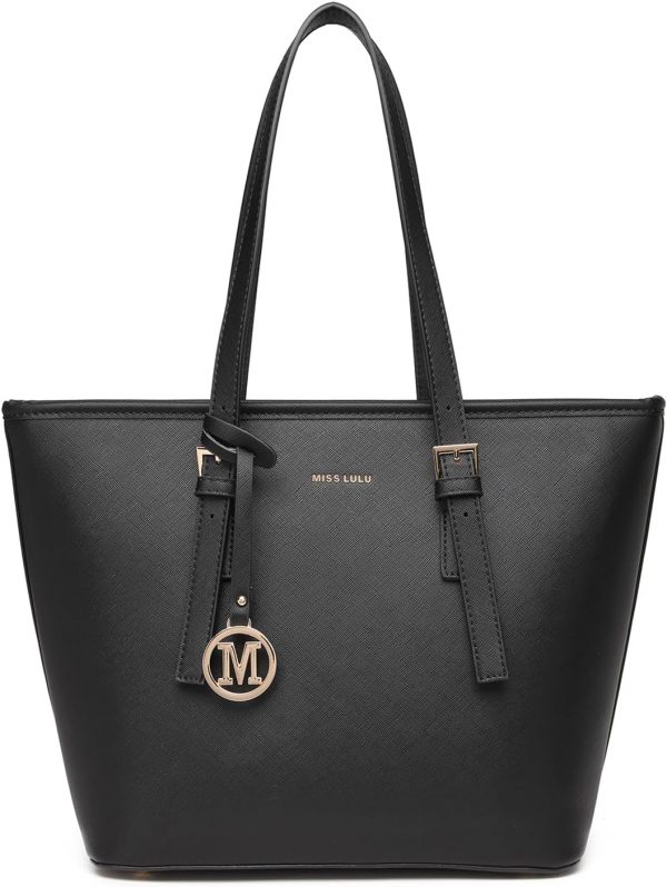 Miss Lulu Handbag Ladies Handle Bag Ladies Shoulder Bag Large Capacity with Adjustable Strap for Office, School and Everyday Use